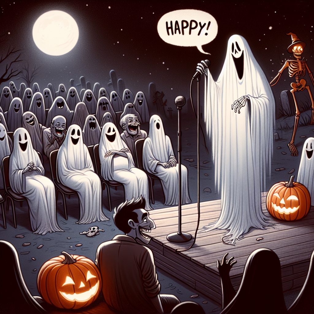 {"title": "When Ghosts Get Their Jokes Wrong - A Halloween Comedy Special!", "content": "Hello, laug