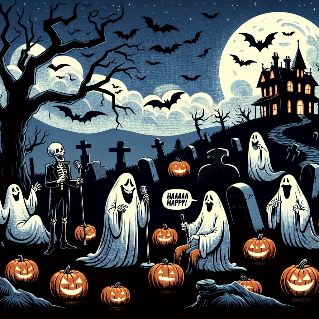 {"title": "When Ghosts Get Comedic: A Spooky Halloween Laughter Session", "content": "Hey there, fun